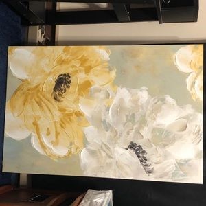 CANVAS FLORAL PAINTING
